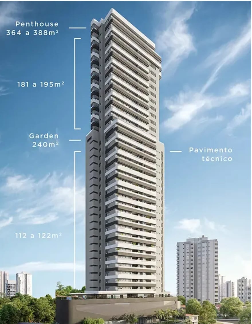 Imagem Apartamento com 3 Quartos à Venda, 112 m²em Setor Bueno - Goiânia