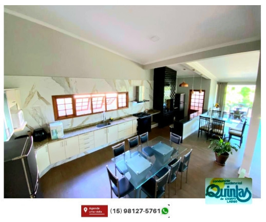 Imagem Casa de Condomínio com 4 Quartos à Venda, 280 m² em Condomínio Quintais de Campo largo - Araçoiaba da Serra