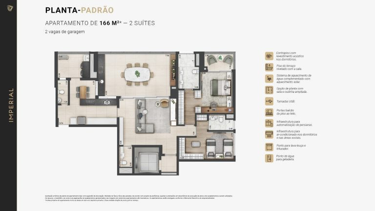 Imagem Apartamento com 2 Quartos à Venda, 166 m² em Cidade Jardim - São Paulo