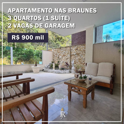 Imagem Apartamento com 3 Quartos à Venda, 128 m² em Braunes - Nova Friburgo