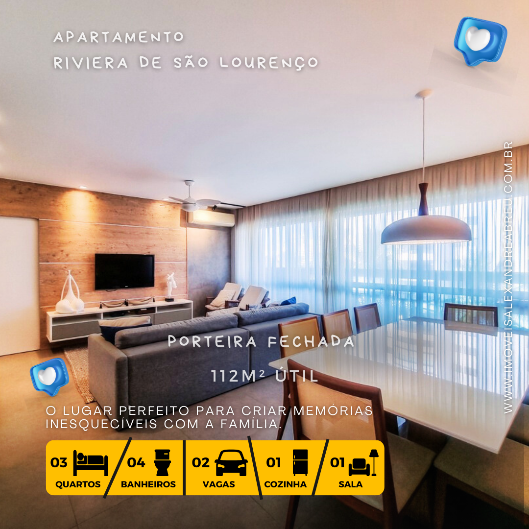 Imagem Apartamento com 3 Quartos à Venda, 112 m²em Riviera - Bertioga