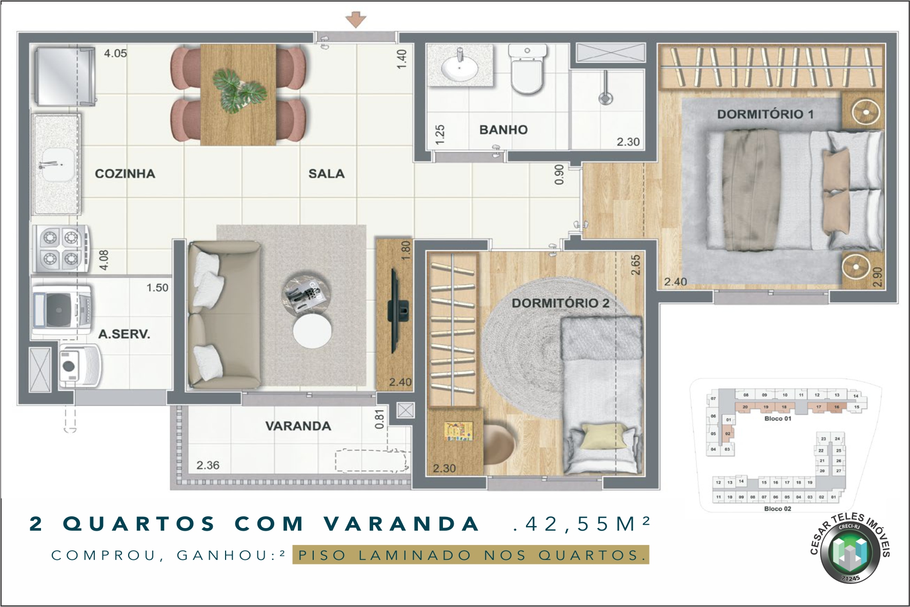 Foto do imóvel: Apartamento com 1 Quarto à Venda, 32 m² em Centro - Niterói