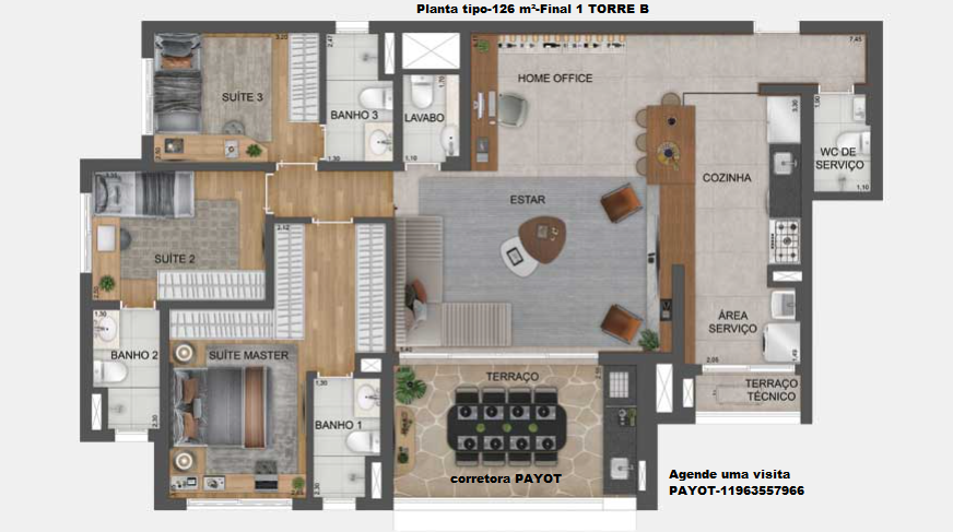 Imagem Apartamento com 3 Quartos à Venda, 118 m²em Mooca - São Paulo