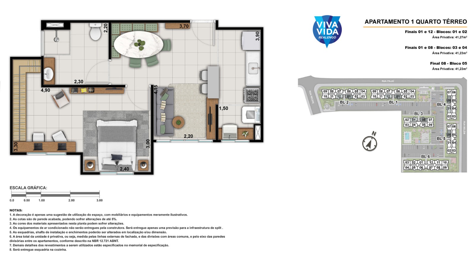 Foto do imóvel: Apartamento com 2 Quartos à Venda, 41 m² em Realengo - Rio de Janeiro