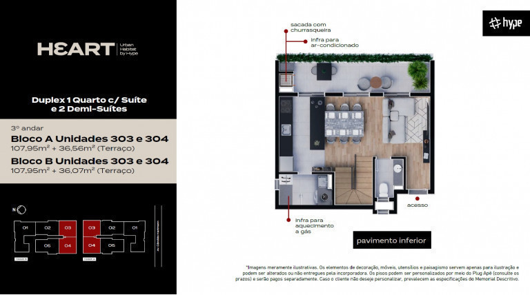 Imagem Apartamento com 3 Quartos à Venda, 108 m²em Santa Felicidade - Curitiba