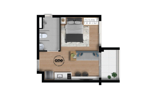Apartamento com 2 Quartos à Venda, 43 m² em Indianópolis - São Paulo