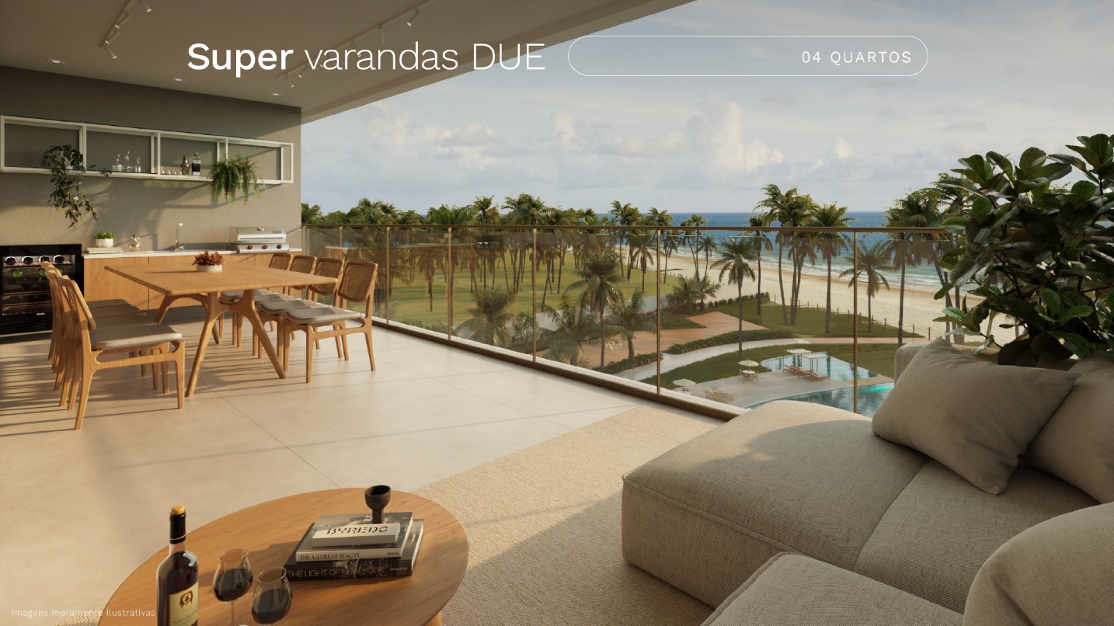 Imagem Apartamento com 2 Quartos à Venda, 101 m²em Praia dos Carneiros - Tamandaré