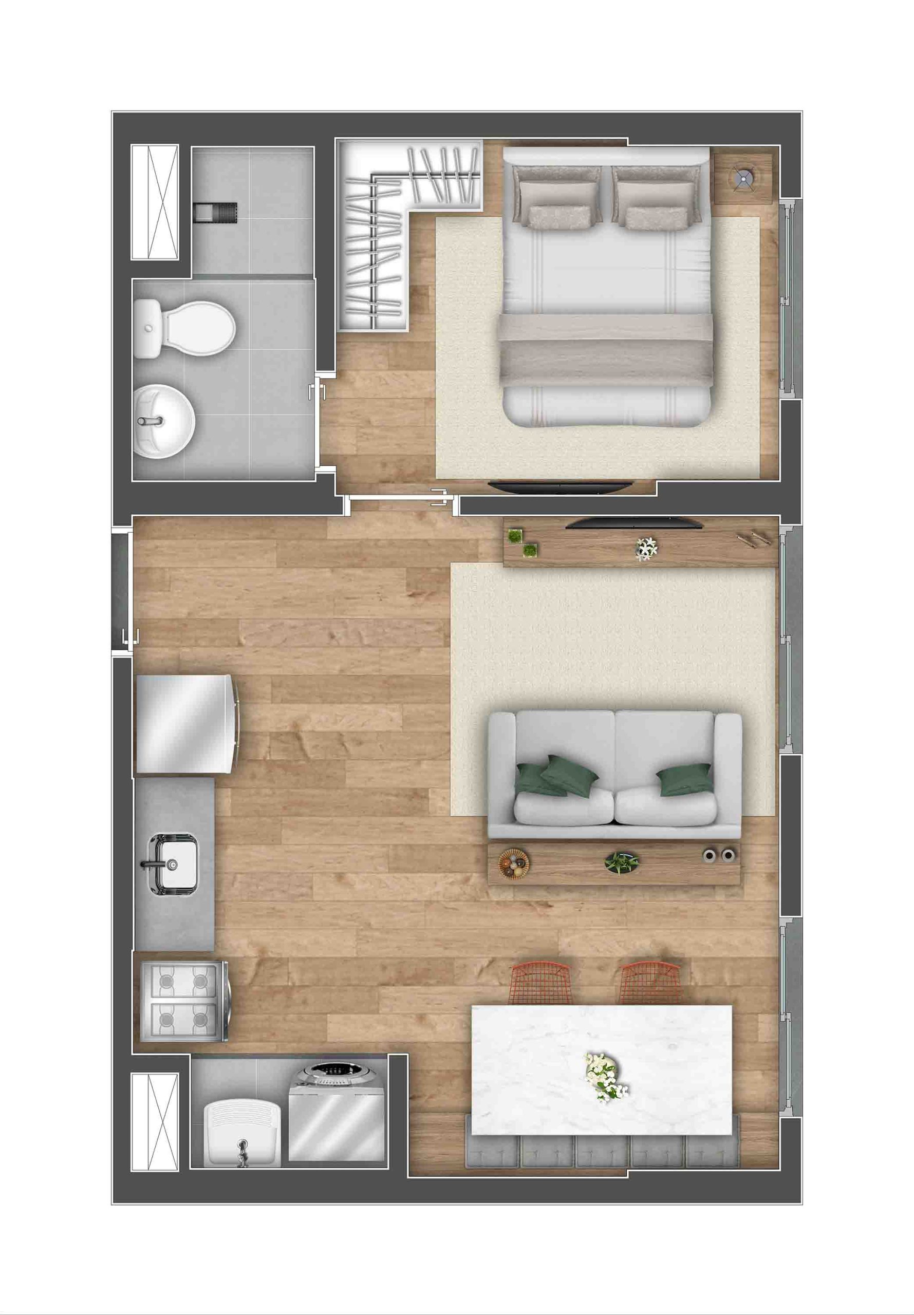 Imagem Apartamento com 1 Quarto à Venda, 34 m²em Limão - São Paulo