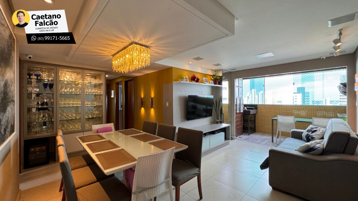 Foto do imóvel: Apartamento com 3 Quartos à Venda, 90 m² em Brisamar - João Pessoa