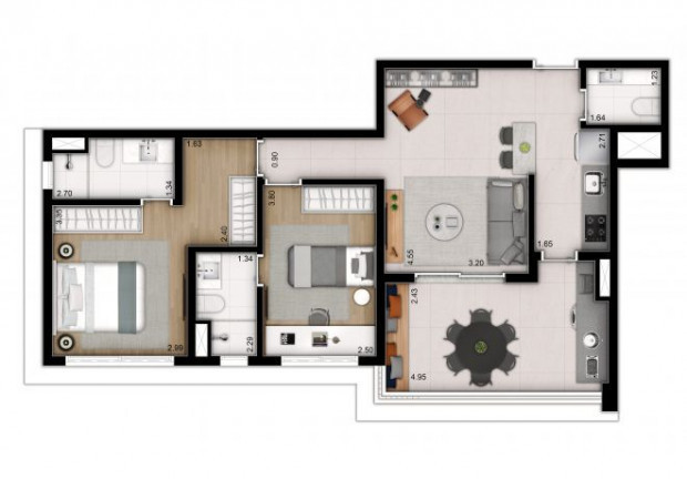 Apartamento com 3 Quartos à Venda, 166 m²em Vila Clementino - São Paulo