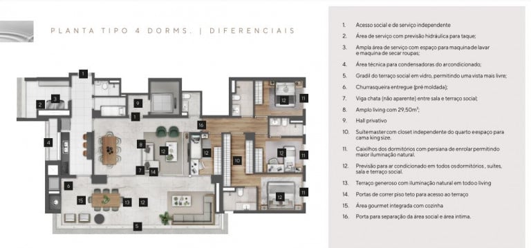 Imagem Apartamento com 4 Quartos à Venda, 213 m² em Brooklin Paulista - São Paulo