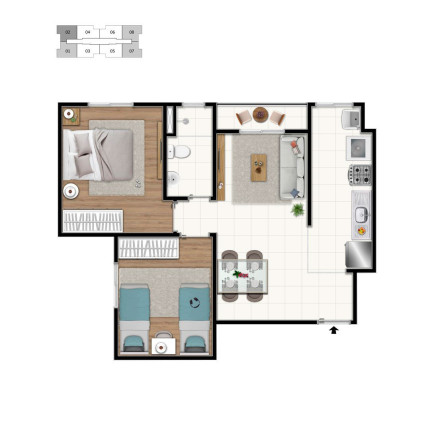 Imagem Apartamento com 2 Quartos à Venda, 47 m² em Irajá - Rio de Janeiro