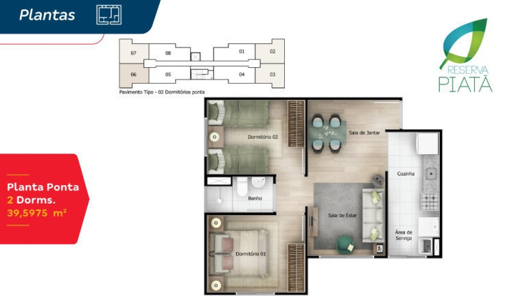 Imagem Apartamento com 2 Quartos à Venda,  em Piatã - Salvador