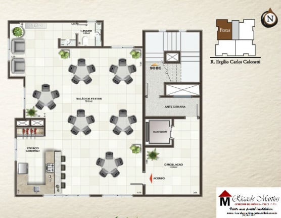 Imagem Apartamento com 3 Quartos à Venda, 94 m² em Centro - Içara