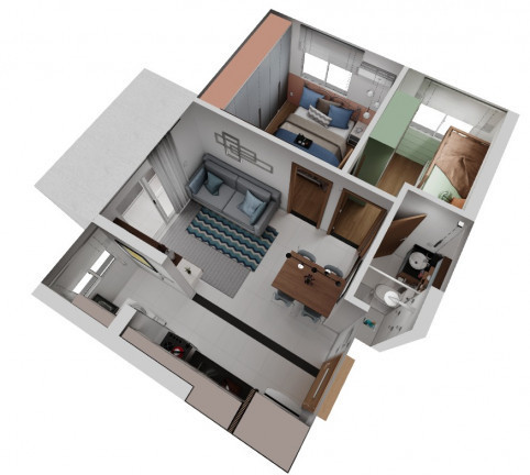 Imagem Apartamento com 2 Quartos à Venda, 37 m² em Paraisópolis - São Paulo