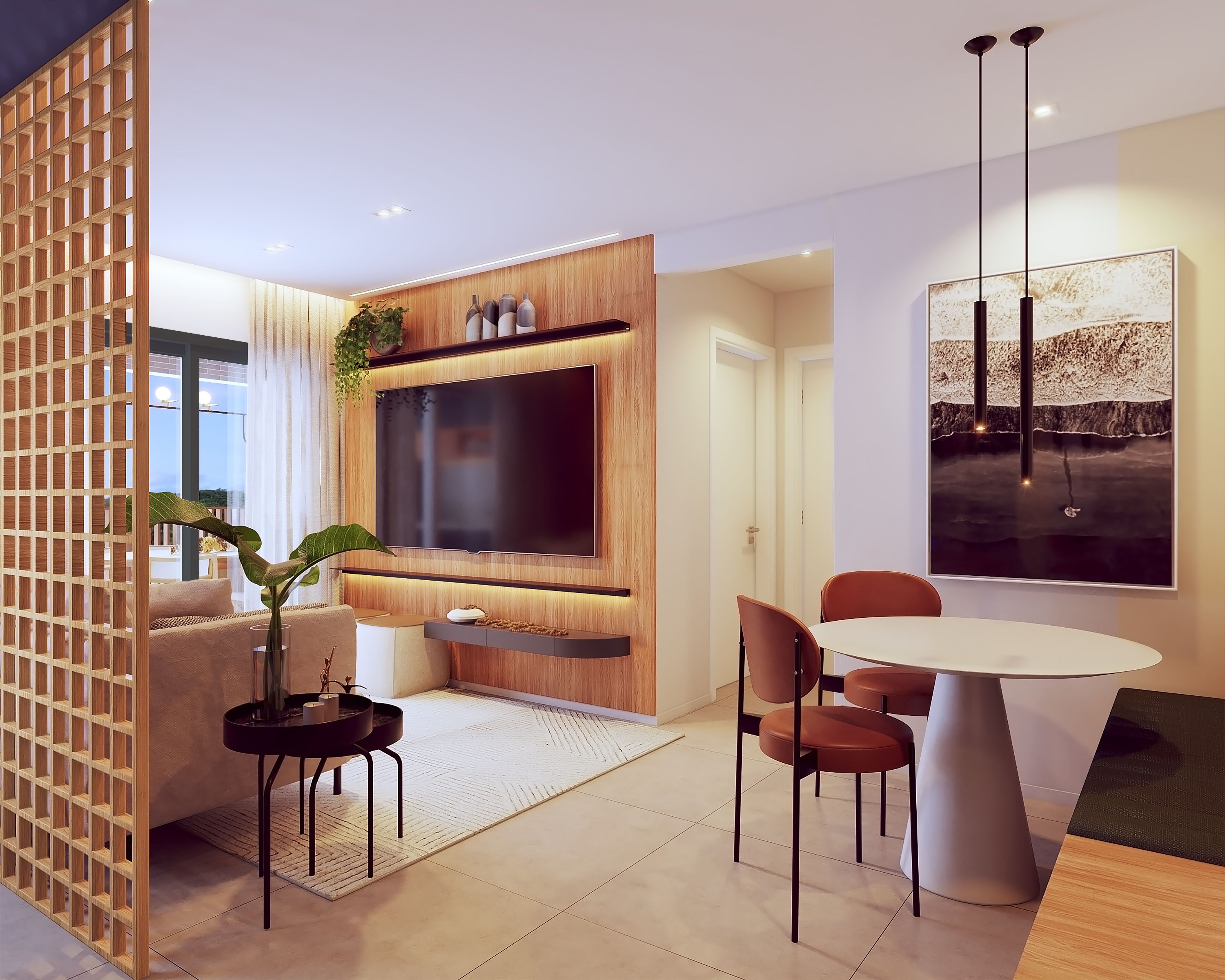 Apartamento com 2 Quartos à Venda, 97 m²em Canto do Forte - Praia Grande