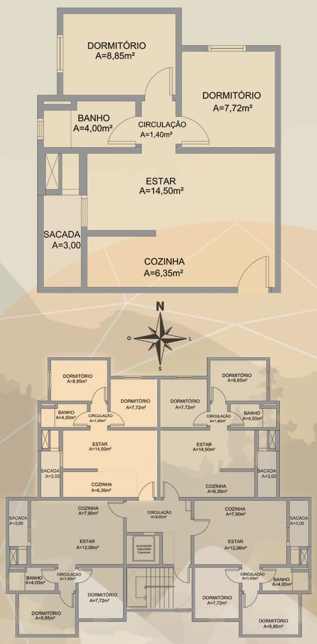 Imagem Apartamento com 2 Quartos à Venda, 53 m² em Planalto - Caxias Do Sul