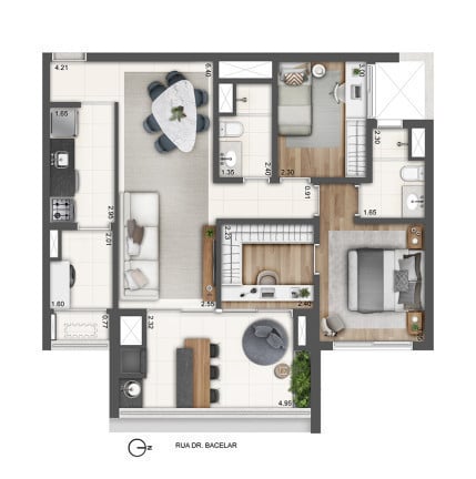 Apartamento com 3 Quartos à Venda, 83 m²em Vila Clementino - São Paulo