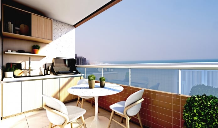 Apartamento com 2 Quartos à Venda, 86 m²em Real - Praia Grande