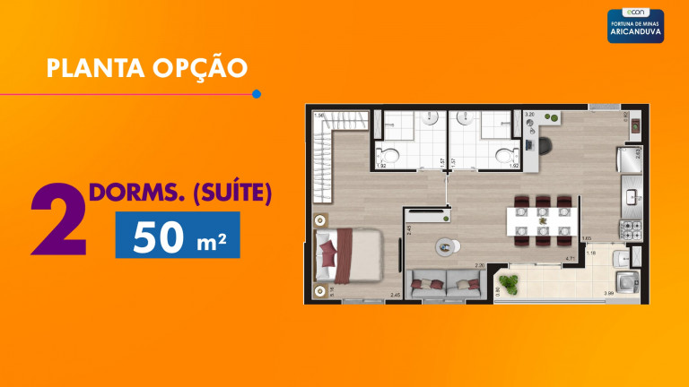 Imagem Apartamento com 2 Quartos à Venda, 43 m² em Jardim Arize - São Paulo