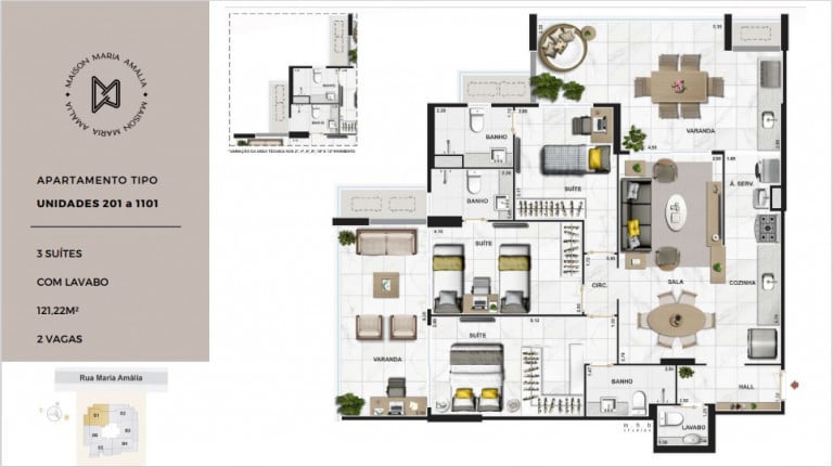 Apartamento com 2 Quartos à Venda, 91 m² em Tijuca - Rio de Janeiro