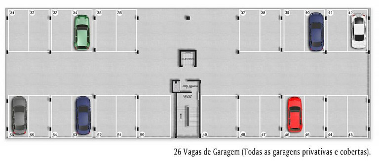 Imagem Apartamento com 2 Quartos à Venda,  em Pinheirinho - Criciúma