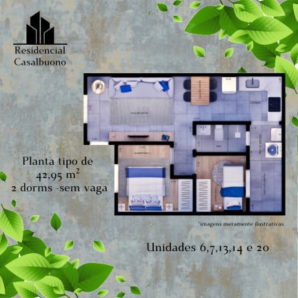 Apartamento com 2 Quartos à Venda,  em Vila Mazzei - São Paulo