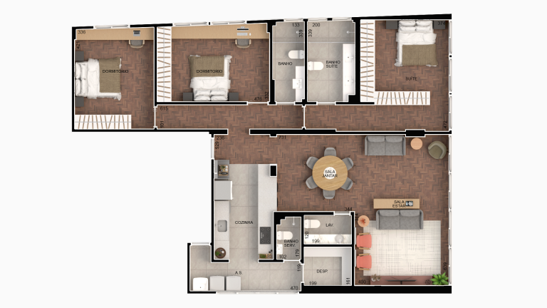 Imagem Apartamento com 3 Quartos à Venda, 154 m²em Consolação - São Paulo