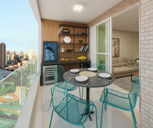 Imagem Apartamento com 2 Quartos à Venda, 66 m² em Aldeota - Fortaleza