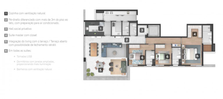 Imagem Apartamento com 3 Quartos à Venda, 161 m² em Brooklin Paulista - São Paulo