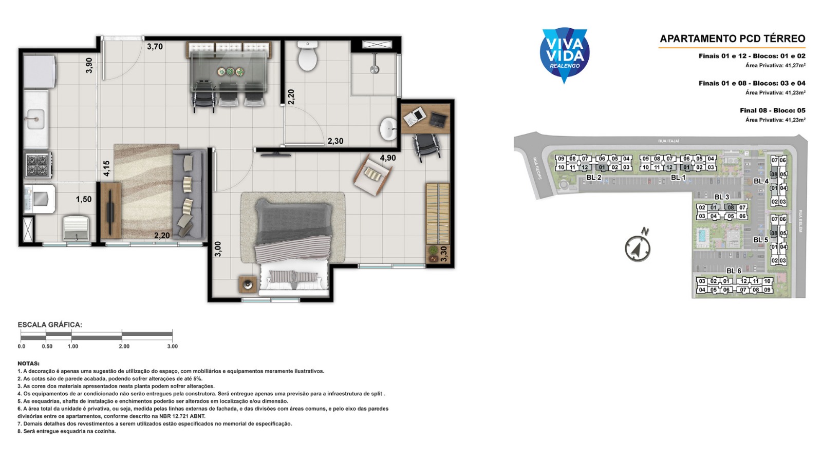 Foto do imóvel: Apartamento com 2 Quartos à Venda, 41 m² em Realengo - Rio de Janeiro