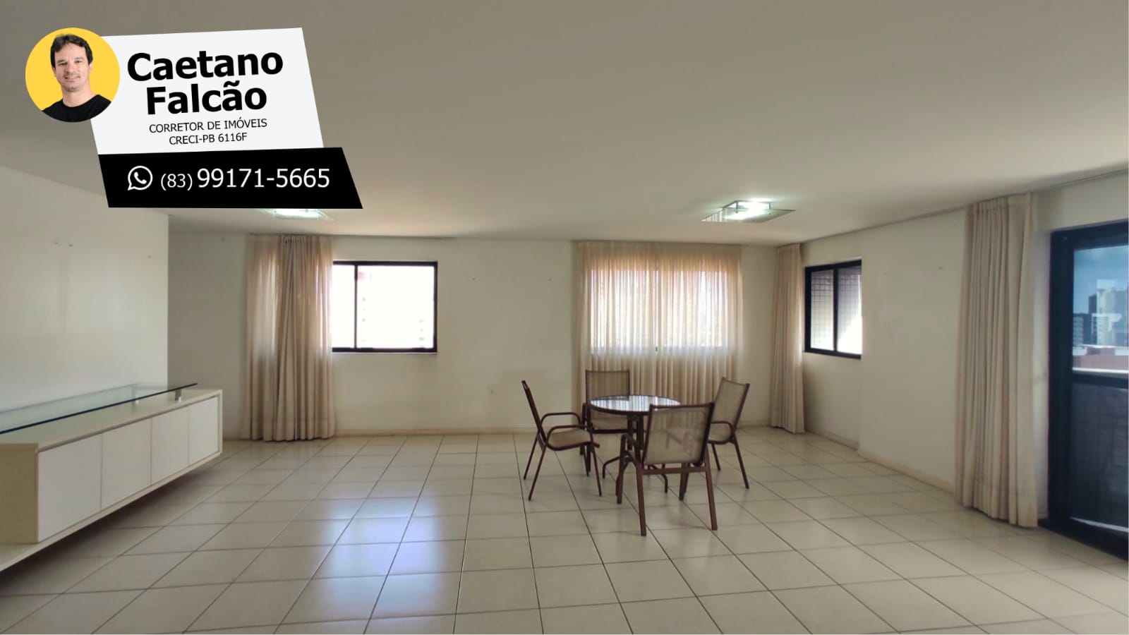Imagem Apartamento com 4 Quartos para Alugar, 213 m²em Manaíra - João Pessoa