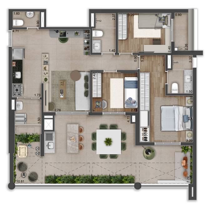 Imagem Apartamento com 2 Quartos à Venda, 69 m²em Vila Santa Catarina - São Paulo