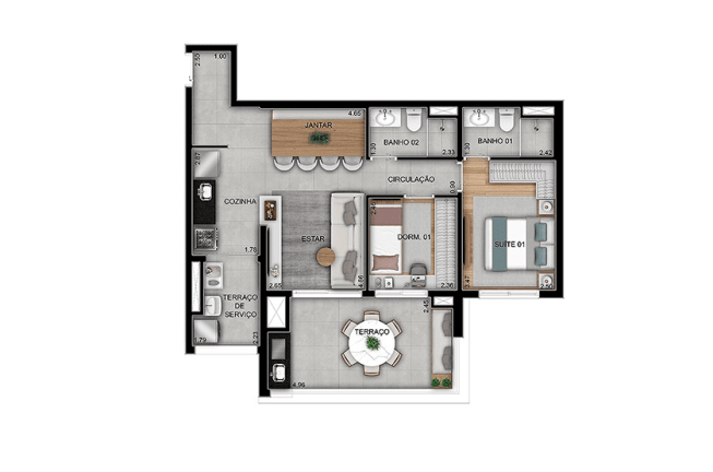 Imagem Apartamento com 3 Quartos à Venda, 70 m² em Vila Guilhermina - São Paulo