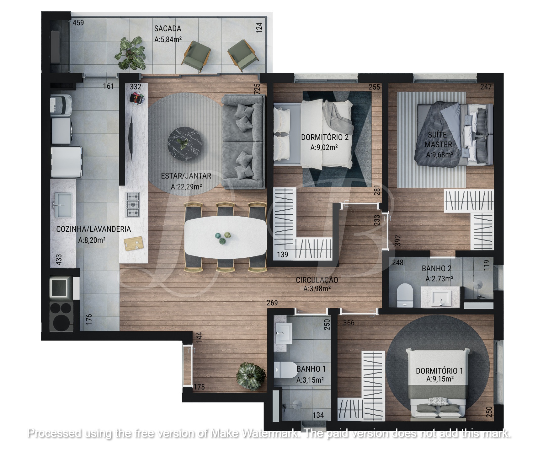 Imagem Apartamento com 3 Quartos à Venda, 88 m²em São José - São Leopoldo