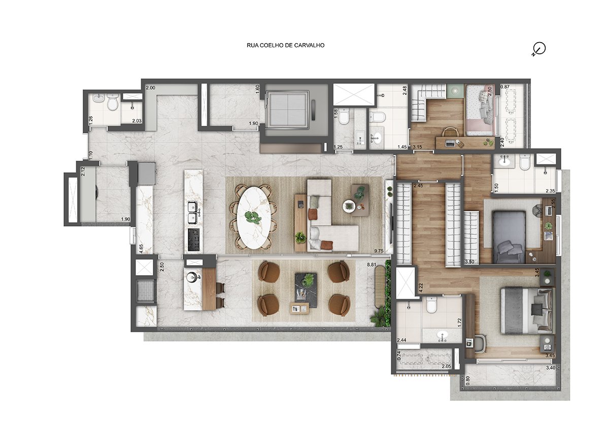 Imagem Apartamento com 4 Quartos à Venda, 237 m²em Alto da Lapa - São Paulo