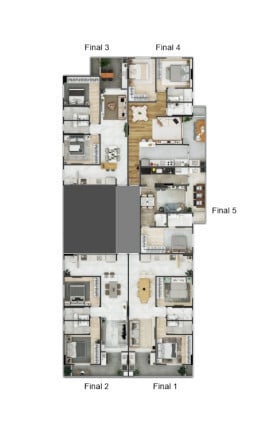 Imagem Apartamento com 2 Quartos à Venda,  em Guilhermina - Praia Grande