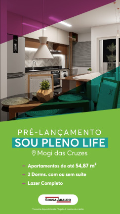 Imagem Apartamento com 2 Quartos à Venda, 54 m²em Vila Cintra - Mogi das Cruzes