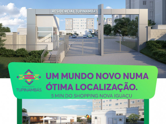 Imagem Apartamento com 2 Quartos à Venda, 44 m² em Centro - Nova Iguaçu