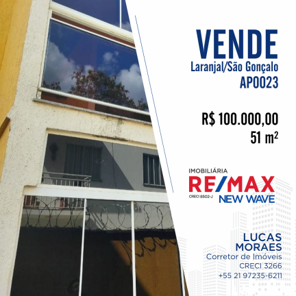 Imagem Apartamento com 2 Quartos à Venda ou Locação, 51 m² em Laranjal - São Gonçalo