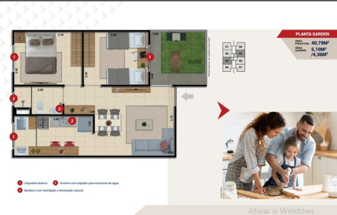 Imagem Apartamento com 2 Quartos à Venda, 45 m² em Várzea - Recife