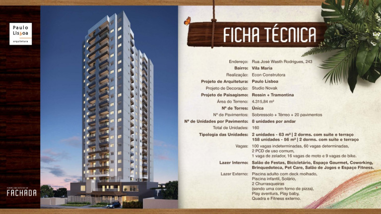 Imagem Apartamento com 2 Quartos à Venda, 56 m² em Vila Maria - São Paulo