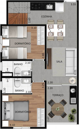 Apartamento com 2 Quartos à Venda, 104 m² em Vila Maria - São Paulo