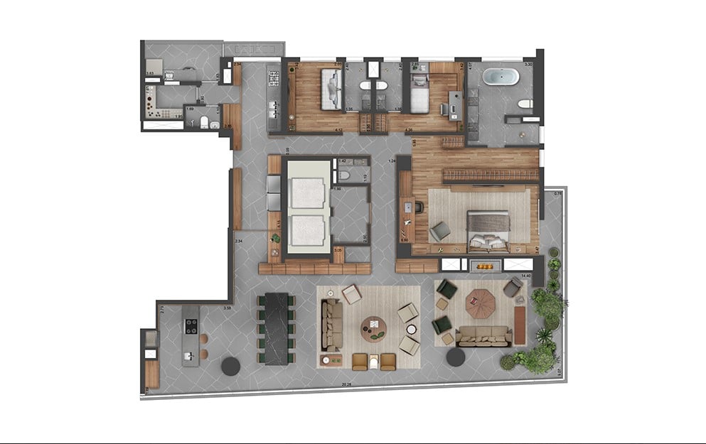Imagem Apartamento com 4 Quartos à Venda, 285 m²em Itaim Bibi - São Paulo
