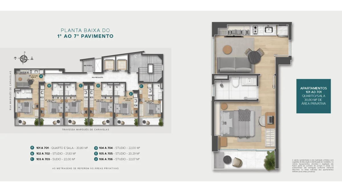 Imagem Apartamento com 1 Quarto à Venda, 22 m²em Barra - Salvador