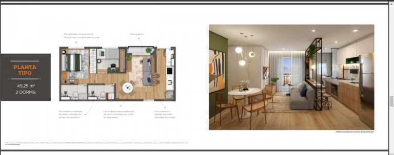 Imagem Apartamento com 2 Quartos à Venda, 45 m² em Centro - Campinas
