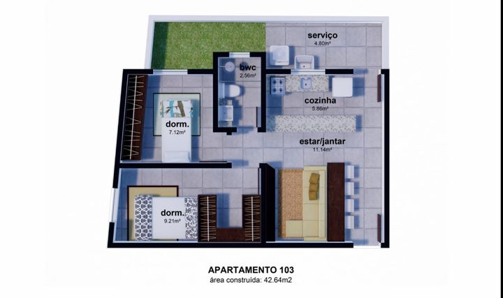 Imagem Apartamento com 2 Quartos à Venda, 45 m² em Ingleses Do Rio Vermelho - Florianópolis