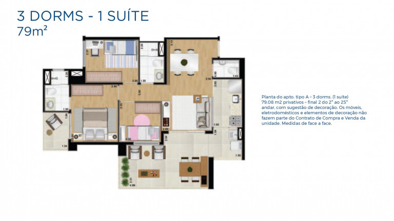 Imagem Apartamento com 2 Quartos à Venda, 62 m² em Vila Anastácio - São Paulo