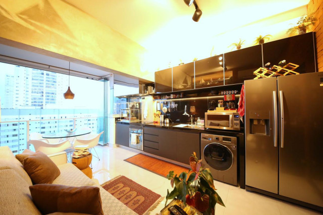 Imagem Apartamento com 1 Quarto para Alugar,  em Cidade Monções - São Paulo