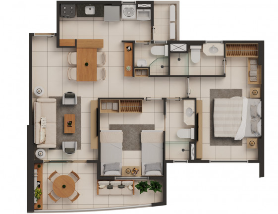 Imagem Apartamento com 2 Quartos à Venda, 66 m² em Aldeota - Fortaleza